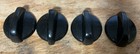 GE Stove Oven Range Knob Set of 4 Black WB03X21356 — photo 1