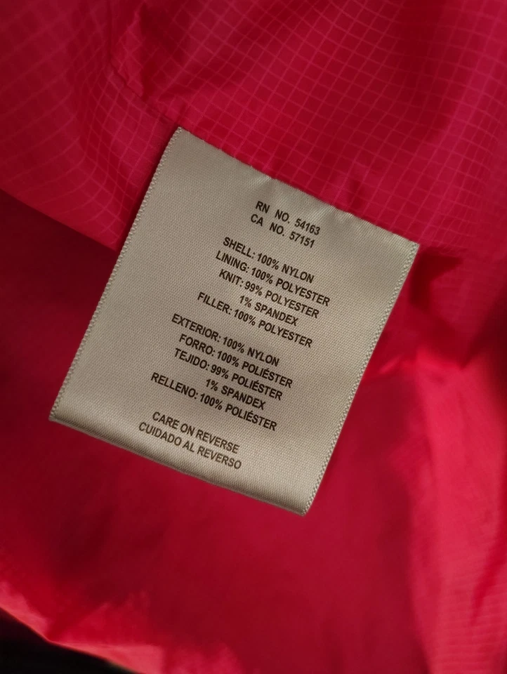 Chaqueta Bomber Acolchada XXL Levi Strauss & Co Para Hombre Forro Verde Oliva Rosa Foto 3 de 4