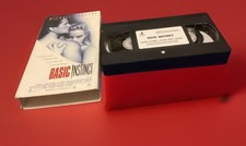 RATED X VHS FORMATTED MOVIE   Basic Instinct   VHS Michael Douglas, Sharon Stone