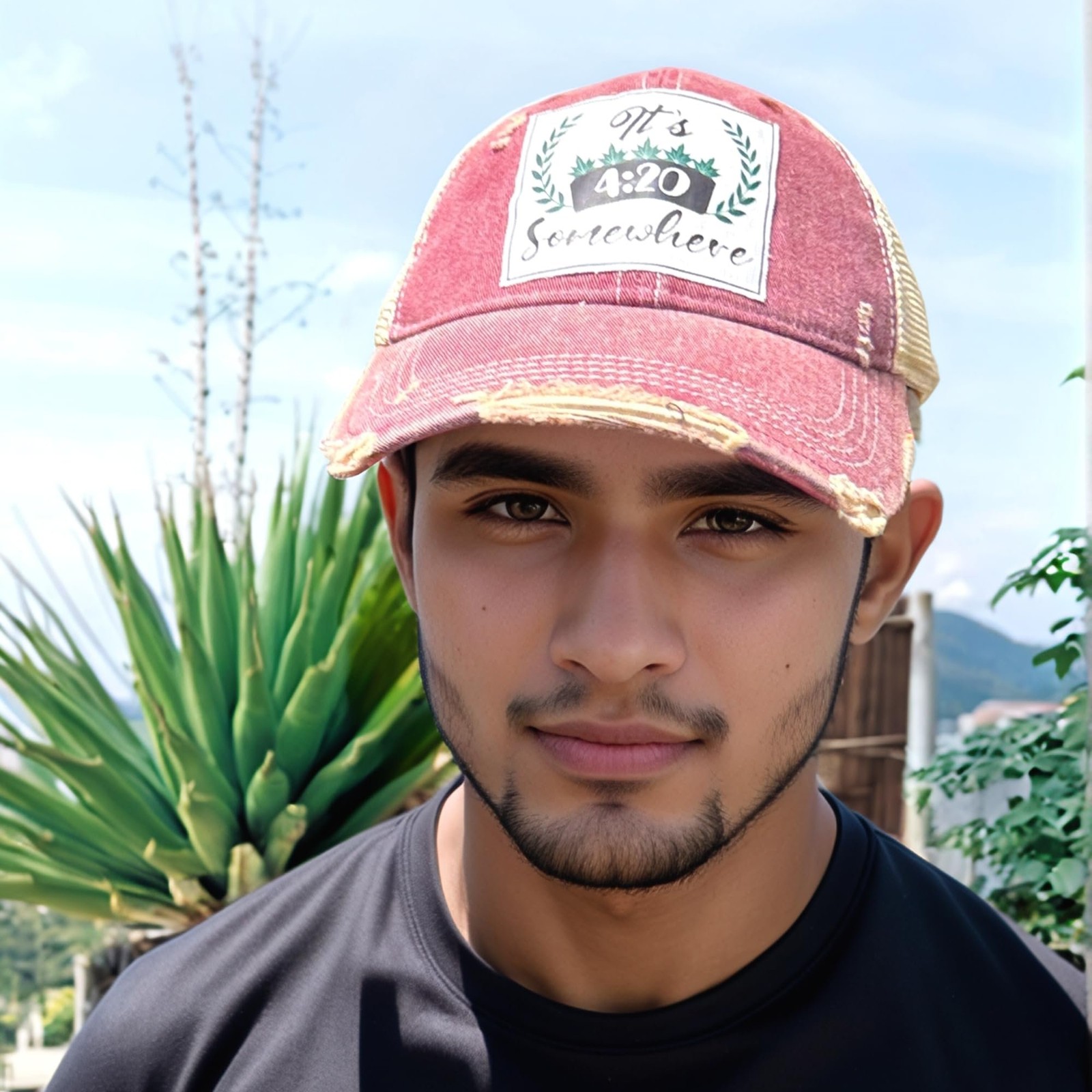 Popfizzy Weed Hat for Men and Women, It’s 420 Somewhere Marijuana Hat, Weed