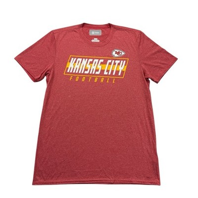 Kansas City Chiefs Shirt Mens Medium M Red Short Sleeve NFL Football