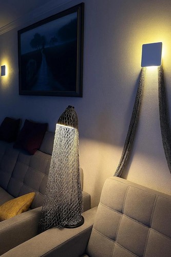 Rete da Pesca Multiuso 5' x 10' - Decorazione di Ispirazione Vintage per Casa e Feste - Foto 9 di 11
