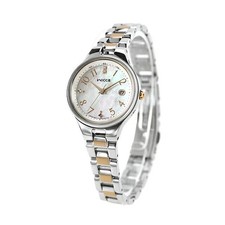 CITIZEN Wicca KS1-830-21 Wristwatch Solar Quartz 35.5 x 27.5mm White Silver