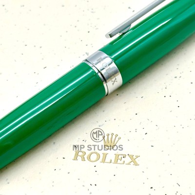 Rolex Emerald Executive Green Rollerball Pen AD VIP Gift | eBay