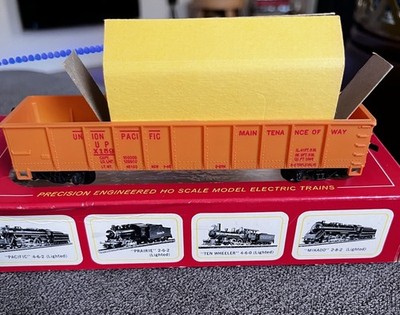 TYCO HO Scale Union Pacific Pipe Load Gondola Vintage Boxed Train Car Complete