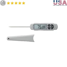 Waterproof Instant Read Meat Thermometer Compact Anti-Microbial Digital Display