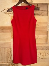 Express Red Sheath Dress Sleeveless Stretch Zip Back XS