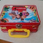 Cloudy with a Chance of Meatballs 2 Metal Lunchbox Tin Case Red Yellow Handle — photo 3