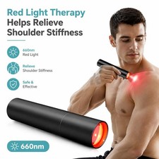 Handheld 660nm Red Light Therapy Device for Pain Relief in Humans and Animals