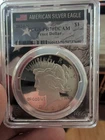2024-S PCGS PR70DCAM Peace Dollar Flag Label