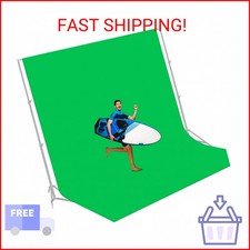 Aimosen 12 X 10 FT Large Green Screen Backdrop for Photography, GreenScreen Back