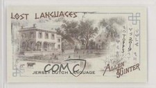 2019 Topps Allen & Ginter Lost Languages Minis Jersey Dutch Language #LL-9 00gu