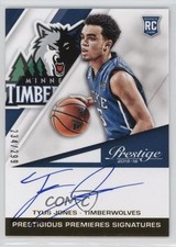 2015 Panini Prestige Prestigious Premieres Signatures /299 Tyus Jones Auto 00am