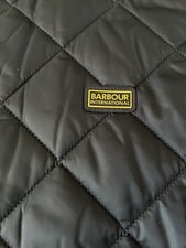 Image of Barbour International Men's Diamond Quilt Jacket Black Size Xl