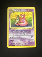 Slowbro 43/62 Fossil Regular 1st Edition Pokemon TCG - LP on eBay