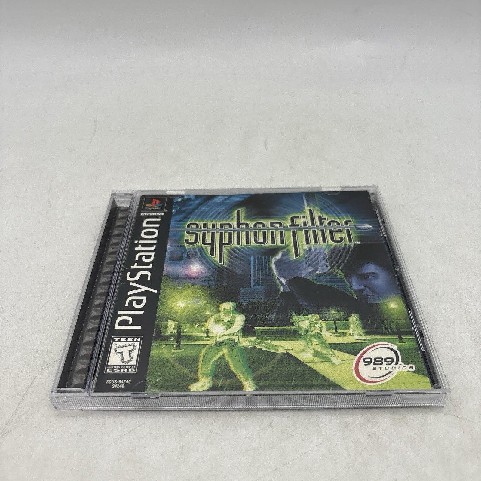 Syphon Filter PS1 PlayStation 1 Black Label Complete w/ Manual CIB Tested