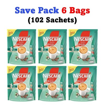 6 Pack NESCAFE Protect Proslim Instant Coffee Original 3in1 Diet Slimming Weight