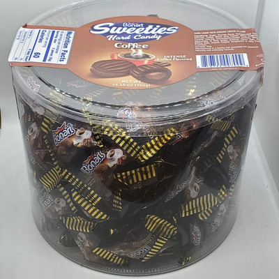 750Gr Bonart Sweeties Coffee Hard Candy Center Filled Halal Candy