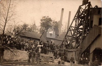 Providence KY Kentucky Mine Explosion Aftermath RPPC Photo Postcard COPY