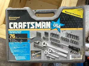NICE CRAFTSMAN 33676 SOCKET SET Preowned Complete