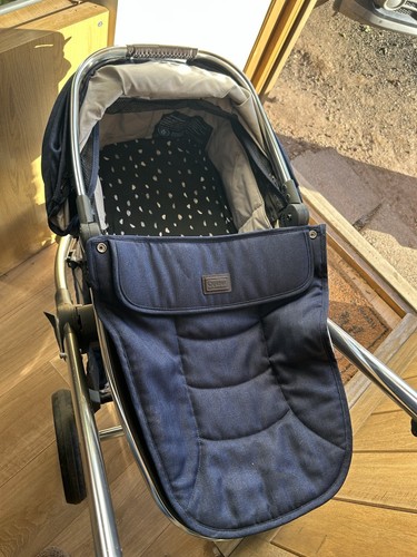 Babytyle Oyster 3 Pram Pushchair Bundle Blue - Picture 2 of 9