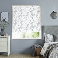 CLEARANCE SALE -Laura Ashley Pussy Willow Blackout Thermal Roller Blind-Seaspray