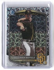 Kash Mayfield 2025 Bowman Draft Chrome Laser Refractor