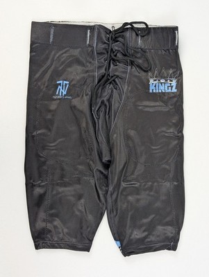 TNT Sports Apparel Football Pants Shell Black/Blue Men's Size Large Kingz