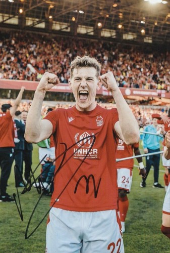 Ryan Yates Hand Signed 6x4 Inch Nottingham Forest Football Photo
