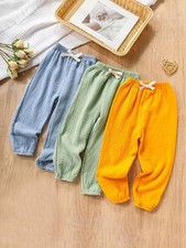 Musselin Hosen Jungen Gr. 116/122   3er Set  ...