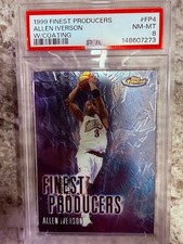 1999-00 Topps Finest - Finest Producers Allen Iverson #FP4 PSA 8