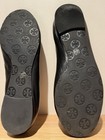 Tory Burch Black Ballet Flats, Silver Hardware, Size 8 1/2, EUC — photo 3