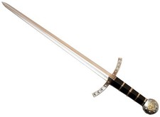 King Arthur 23" Round Table Excalibur Sword Stainless Steel blade