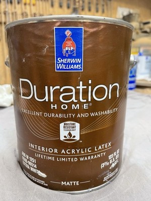 Sherwin Williams Duration Interior Latex Paint / Matte / 6211 Rain Washed/Gallon