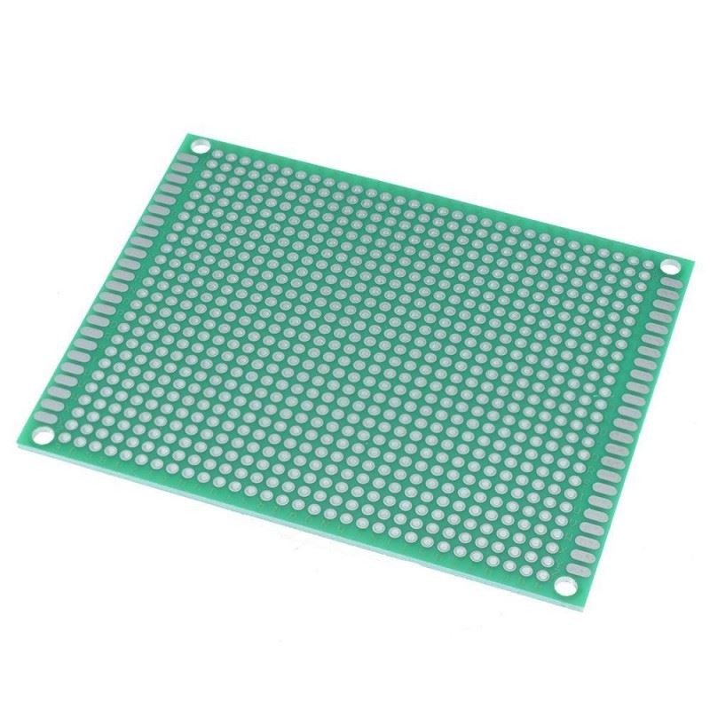 2pcs 7x9cm Double Sided PCB Breadboard Prototyping)