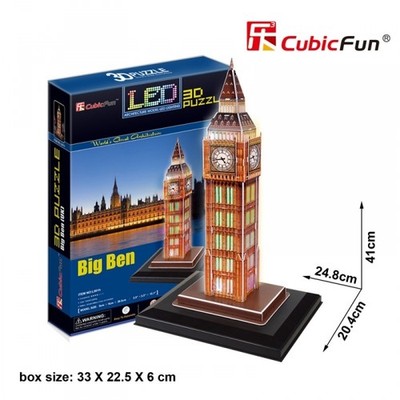 Cubic Fun 3D Puzzle BIG BEN LONDON - L501H Neu&OVP