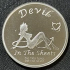 1 Oz .999 Fine Silver Angel in the Streets Devil in the Sheets Spicy Silver Rd!
