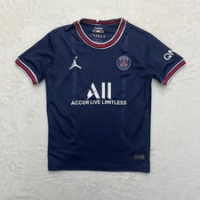 Paris Saint-Germain Jersey Youth Small PSG Messi 30 Ligue 1 Soccer Jordan Shirt