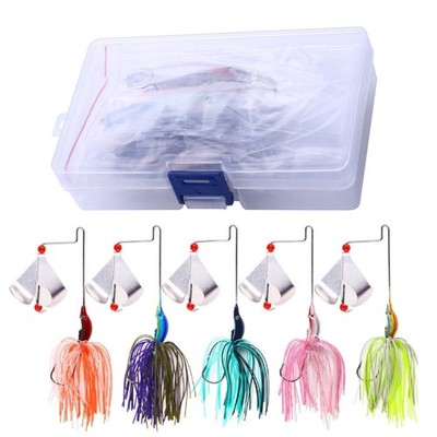 Spinner Baits Fishing Buzzbait Lures Swim Jigs Fishing Lure for Trout Salmon