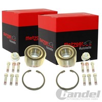 2X Metzger RADLAGER-SATZ Vorne Hinten Passend FÜR Audi Q7 Porsche Cayenne VW