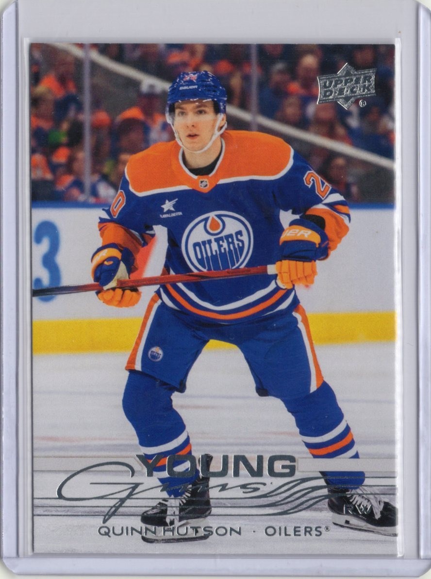 2025-26 Upper Deck Young Guns Quinn Hutson #224 RC Rookie Card | UD NHL Hockey
