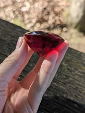 Small Resin Ruby Faux Ruby Resin Crystal Cosplay Gem Nerd Gifts Ruby Cryst