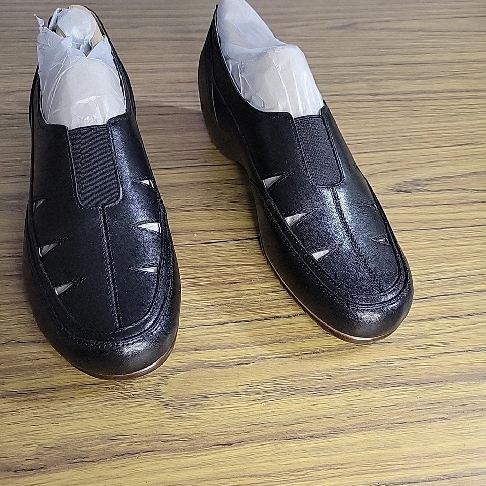 Mocassim Feminino Easy Spirit Daisie Preto Tamanho 10 M - Imagem 4 de 4