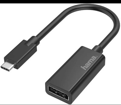 Hama USB-C auf Displayport DP Adapter 4k 60hz Ultra HD Macbook -*NEU*OVP*