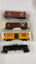 N Scale Lot of 4, 2 Atlas, 1 Kadee, 1 Roundhouse. Pre-owned.