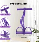 6 Tube Pedal Resistance Device,Exercise Bands with Handles,Pedal Resistance Band
