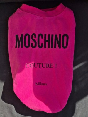Sweatshirt für Hunde von Moschino pink