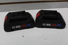 BOSCH CORE 18V 4.0 Ah Battery  GBA18V40-2P  2 Pack  NEW - NO BOX - FREE SHIPPING