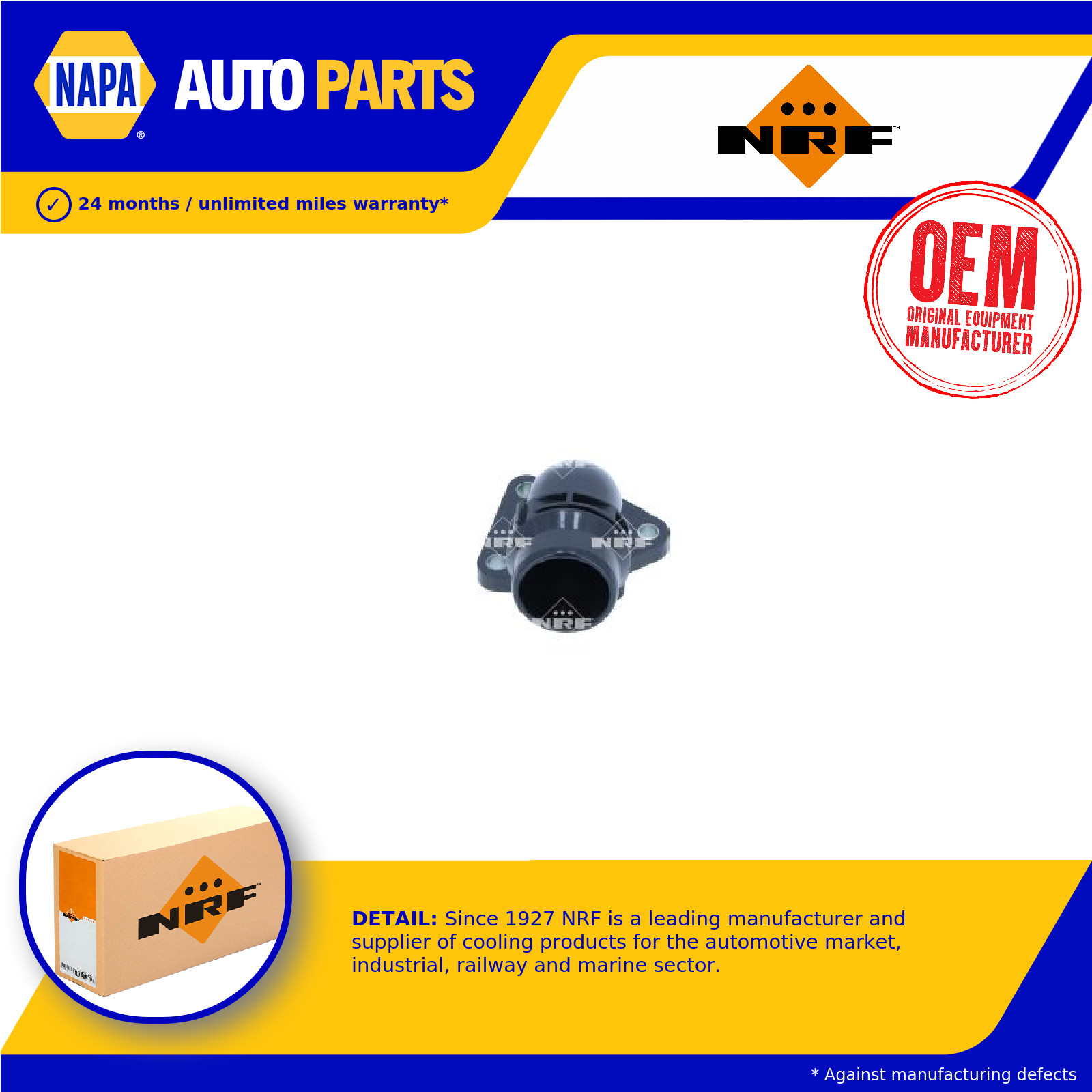 Coolant Flange / Pipe 775092 NRF Water 11531743329 Genuine Quality Guaranteed