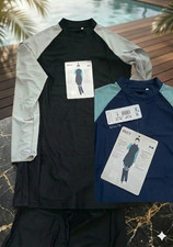 BECO Damen Burkini 3-tlg. Set NEU OVP inkl. Haube S M XL 2XL Blau oder Schwarz